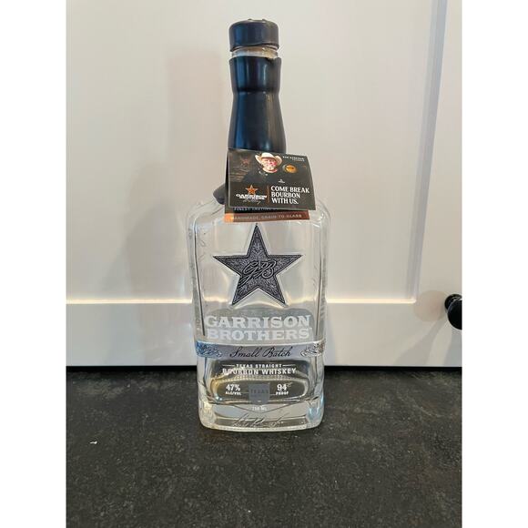 EMPTY Garrison Brothers SMALL BATCH Bourbon Whiskey Bottle 750ml - Picture 6 of 7